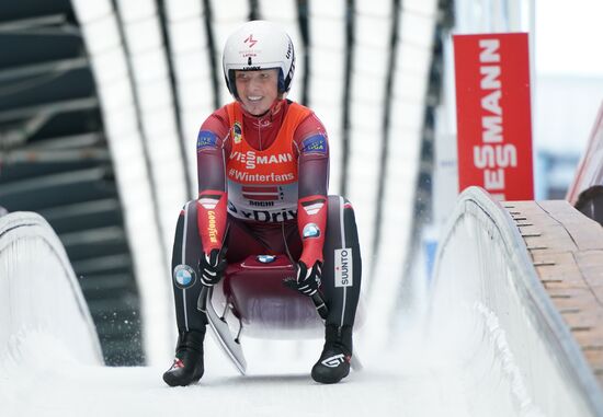 Санный спорт. IX этап Кубка мира. Спринт