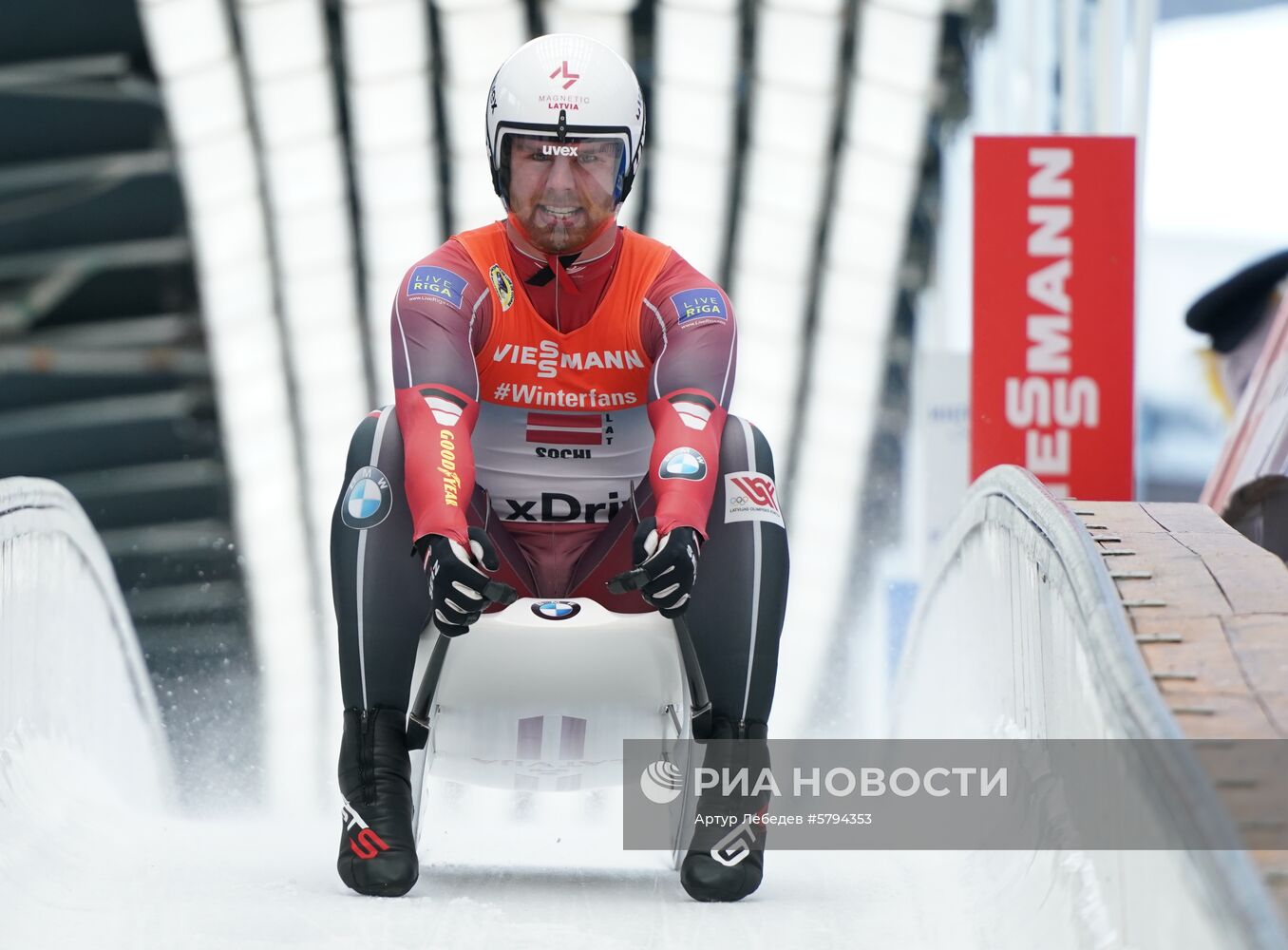 Санный спорт. IX этап Кубка мира. Спринт