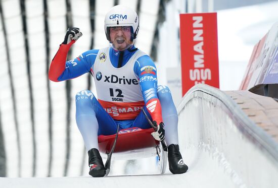 Санный спорт. IX этап Кубка мира. Спринт