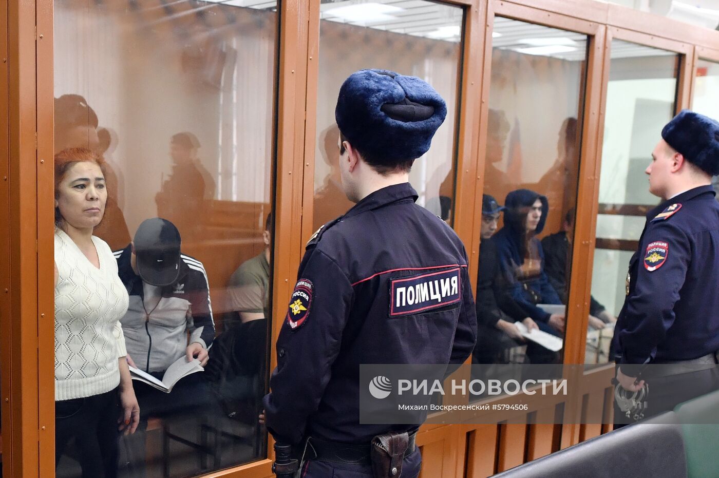 Заседание суда по делу о теракте в петербургском метро