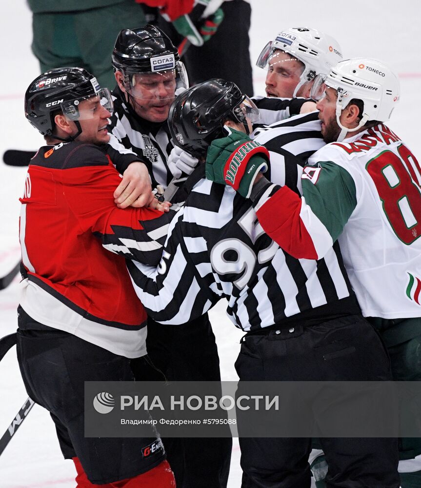 Хоккей. КХЛ. Матч "Авангард" - "Ак Барс"