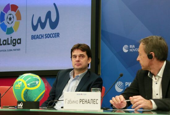 П/к, посвященная старту чемпионата мира по пляжному футболу среди клубов (BSWW Mundialito de clubes - 2019)