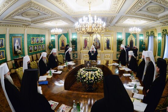 Заседание Священного синода РПЦ
