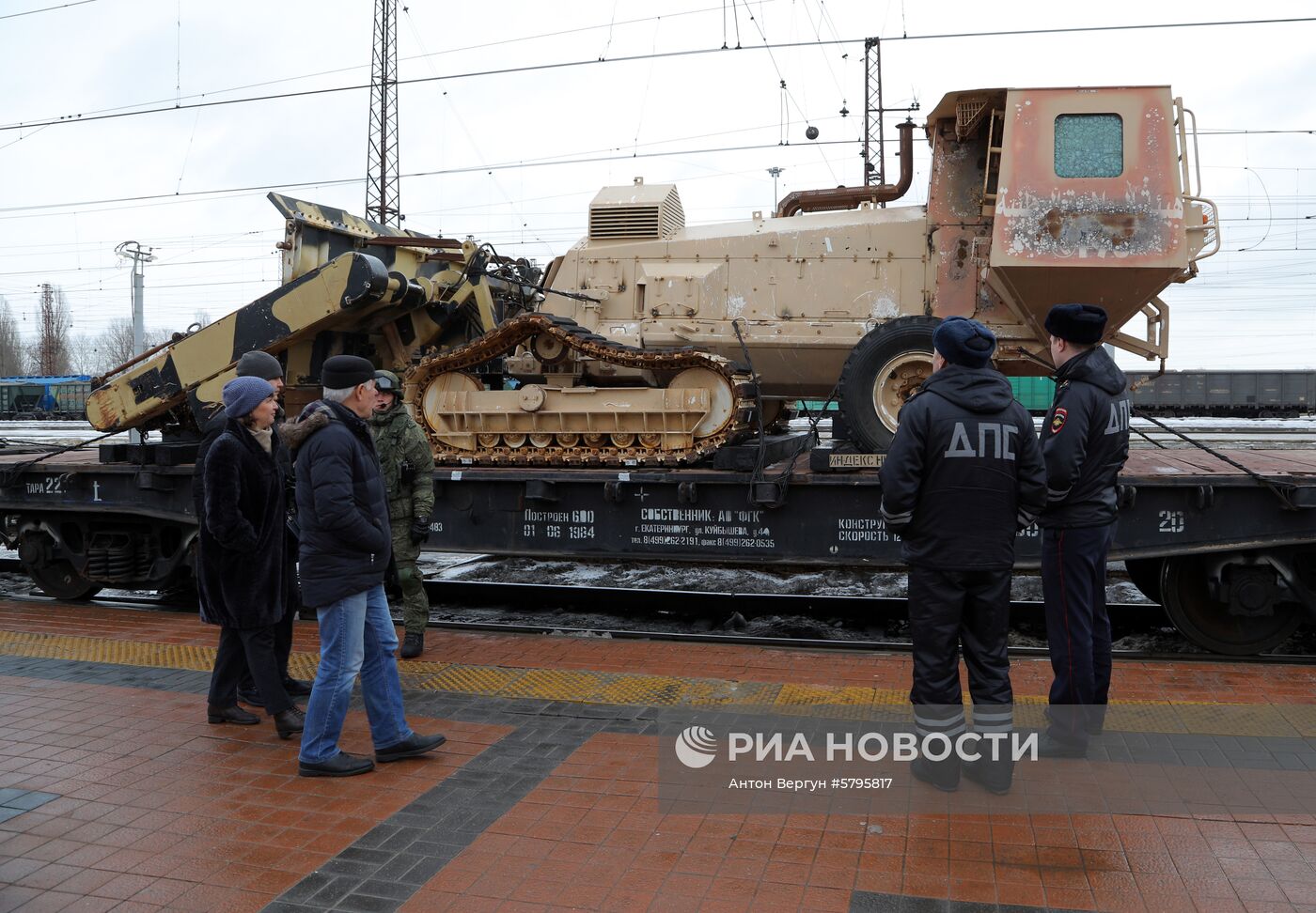 Прибытие поезда "Сирийский перелом" в Белгород