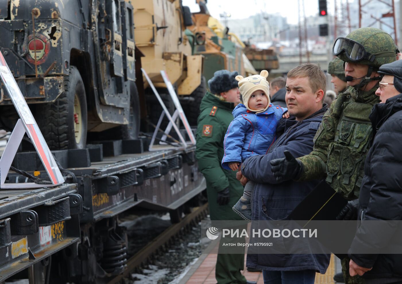 Прибытие поезда "Сирийский перелом" в Белгород