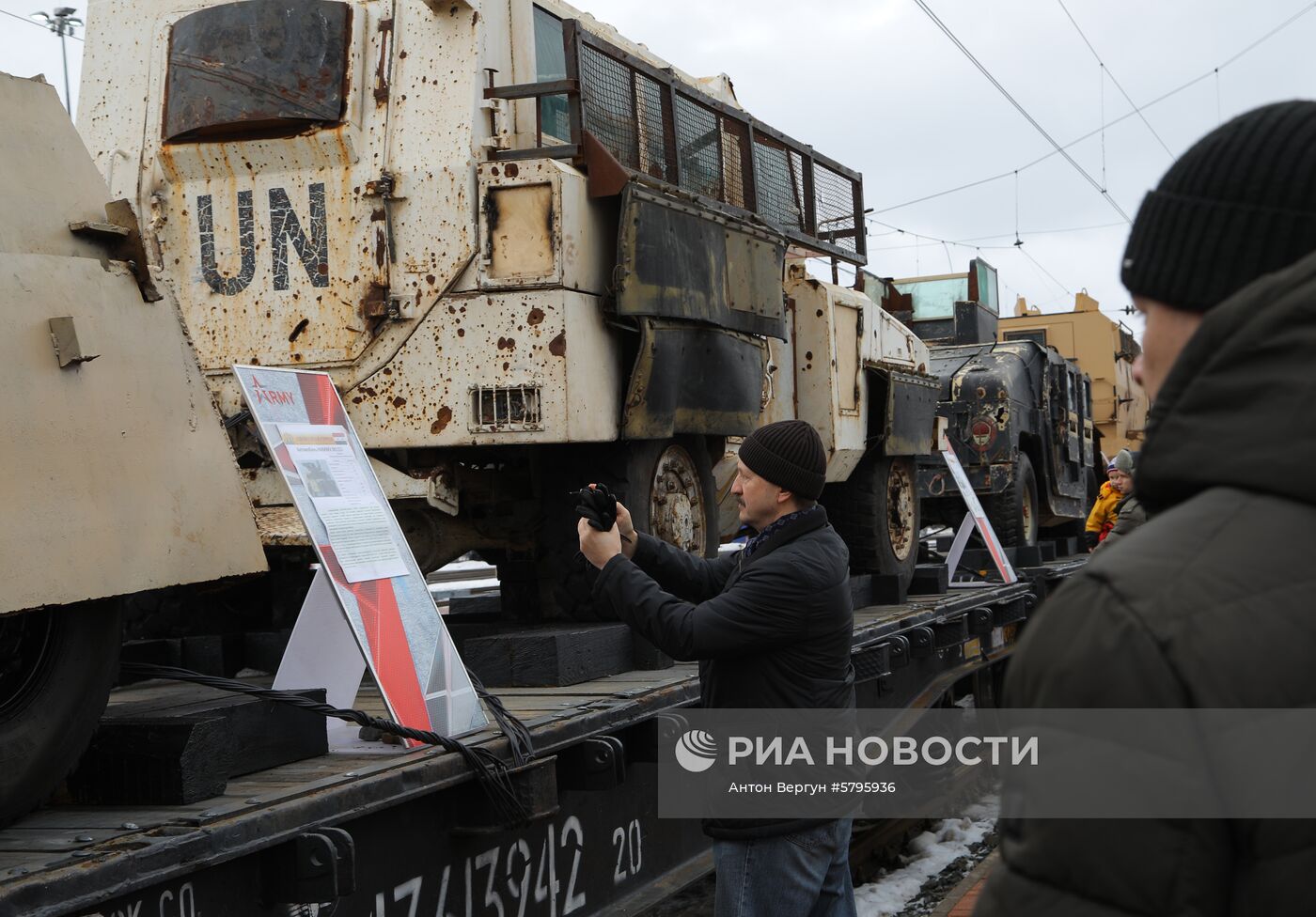 Прибытие поезда "Сирийский перелом" в Белгород