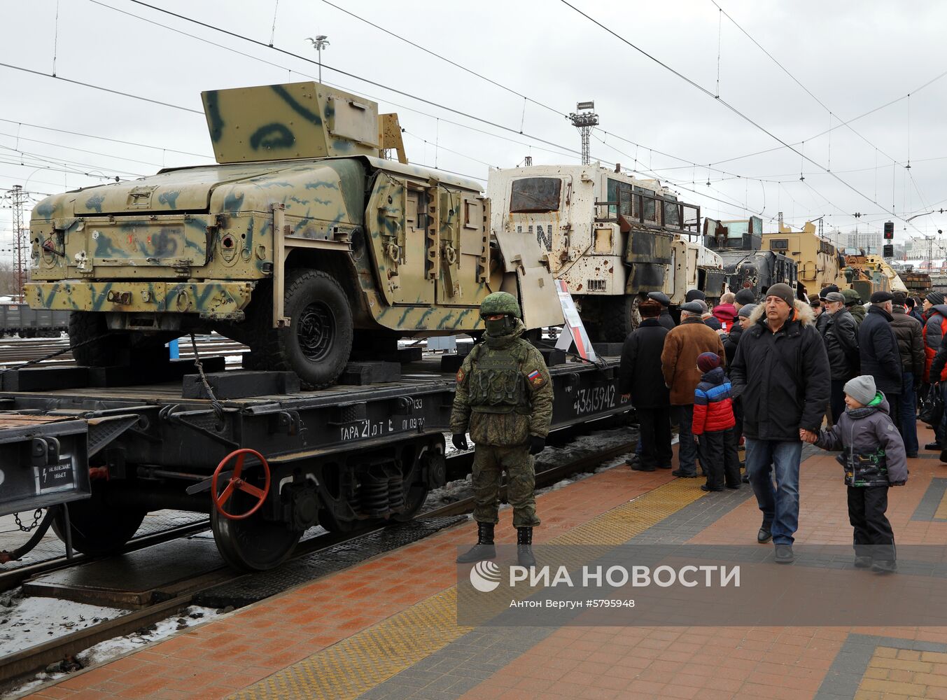 Прибытие поезда "Сирийский перелом" в Белгород