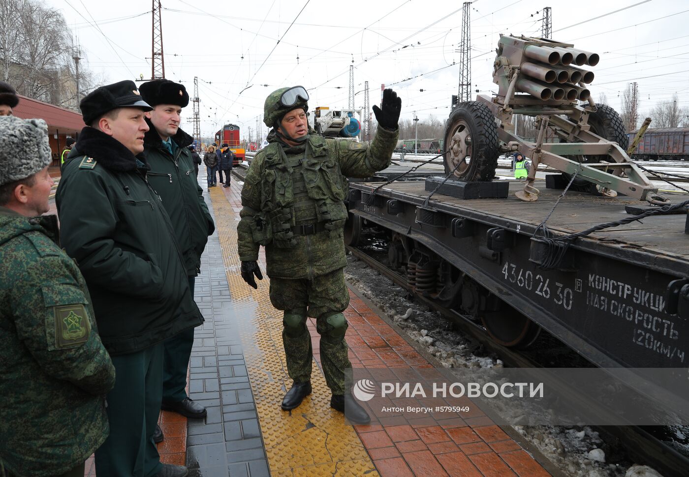 Прибытие поезда "Сирийский перелом" в Белгород