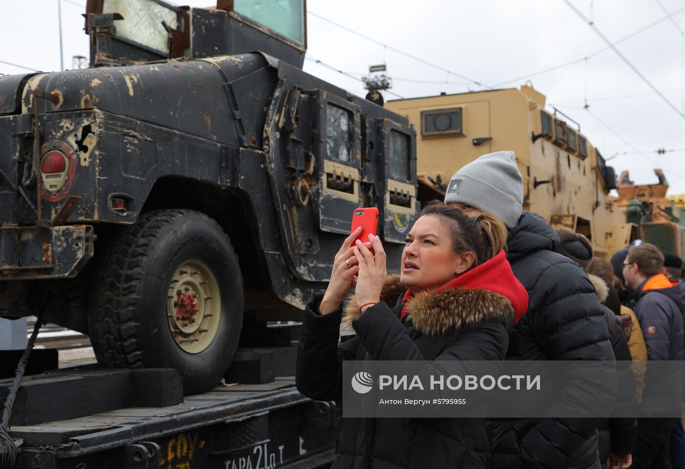 Прибытие поезда "Сирийский перелом" в Белгород