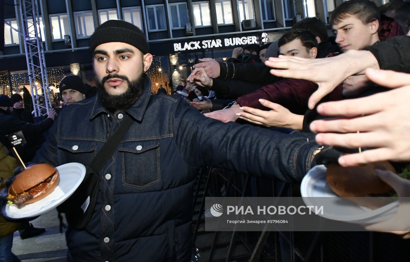 Официальное открытие ресторана Black Star Burger в Краснодаре
