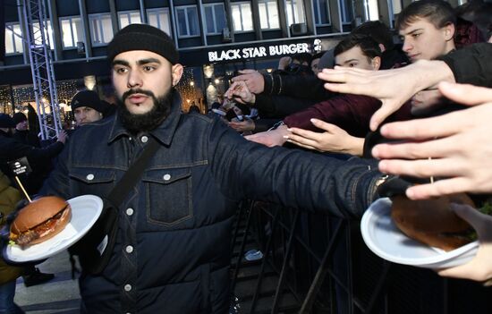 Официальное открытие ресторана Black Star Burger в Краснодаре