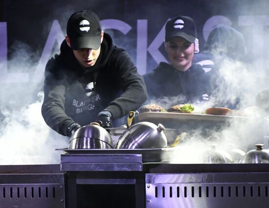 Официальное открытие ресторана Black Star Burger в Краснодаре
