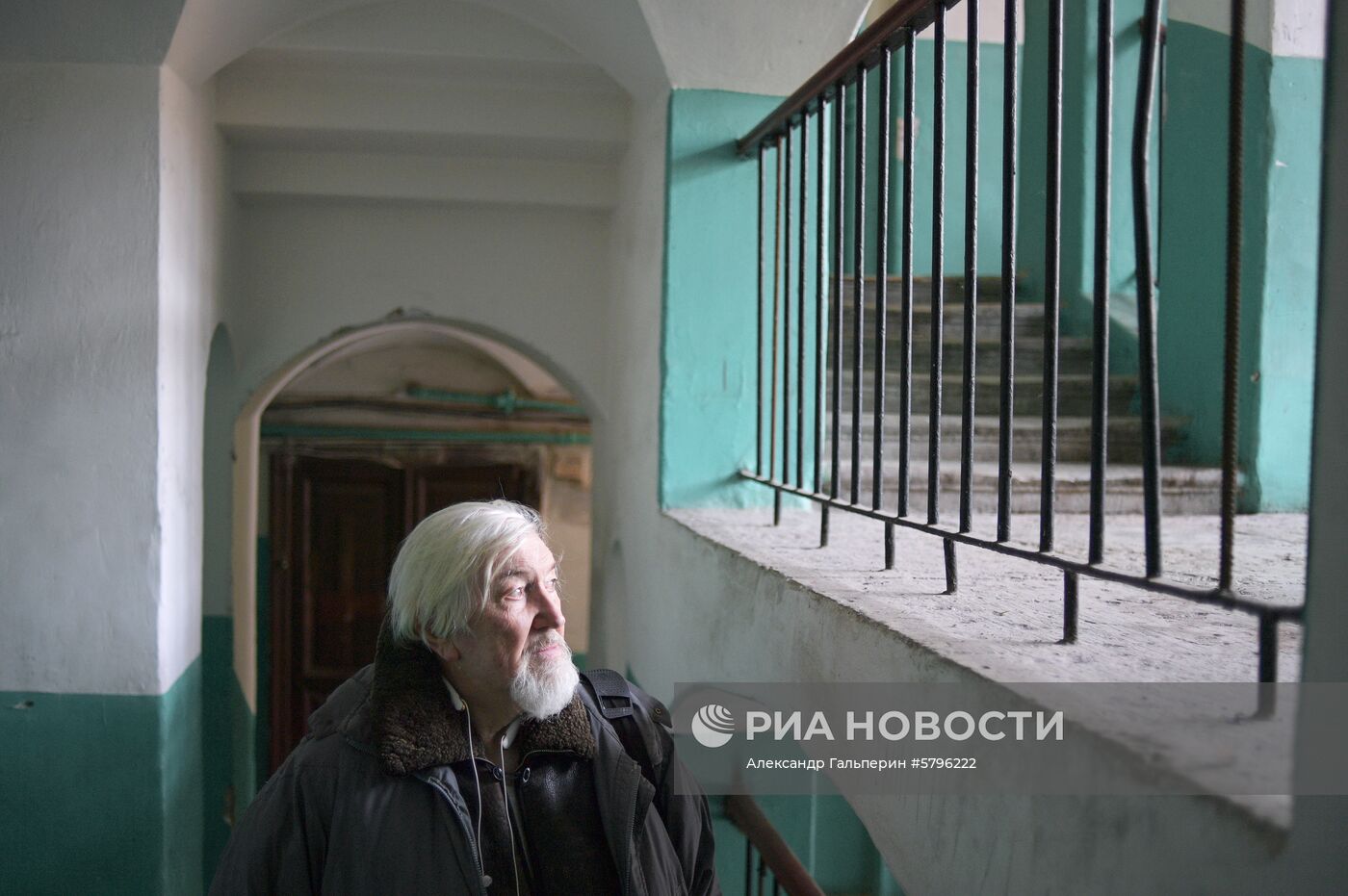 Житель блокадного Ленинграда В. Галактионов