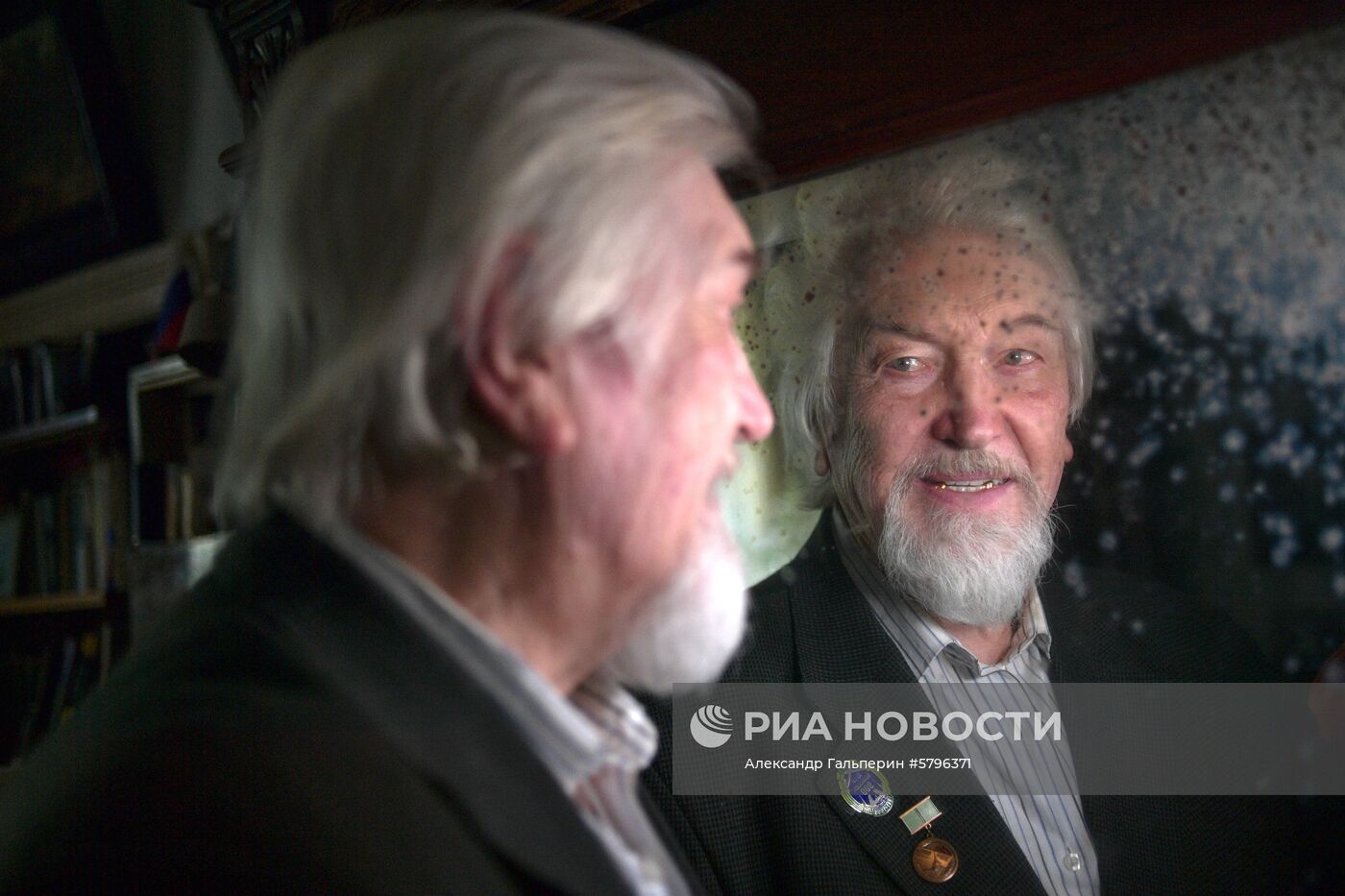 Житель блокадного Ленинграда В. Галактионов