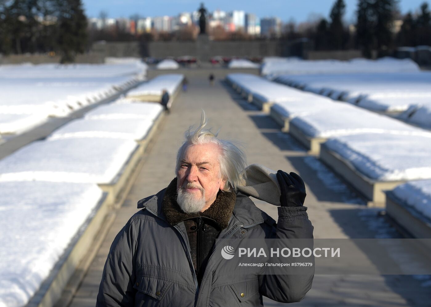 Житель блокадного Ленинграда В. Галактионов