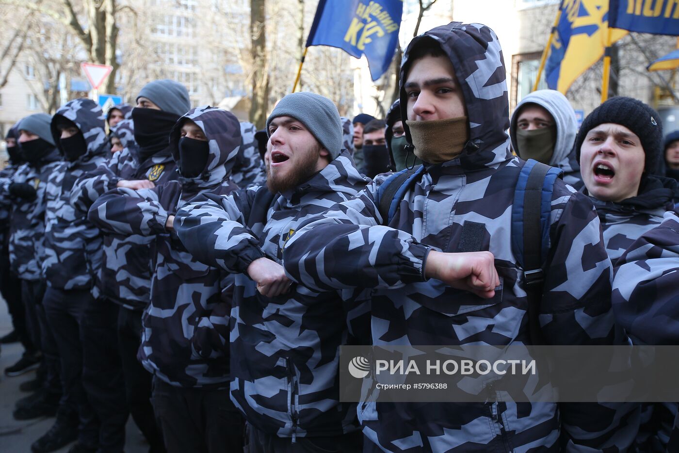 Акции в Киеве против коррупции в оборонной промышленности