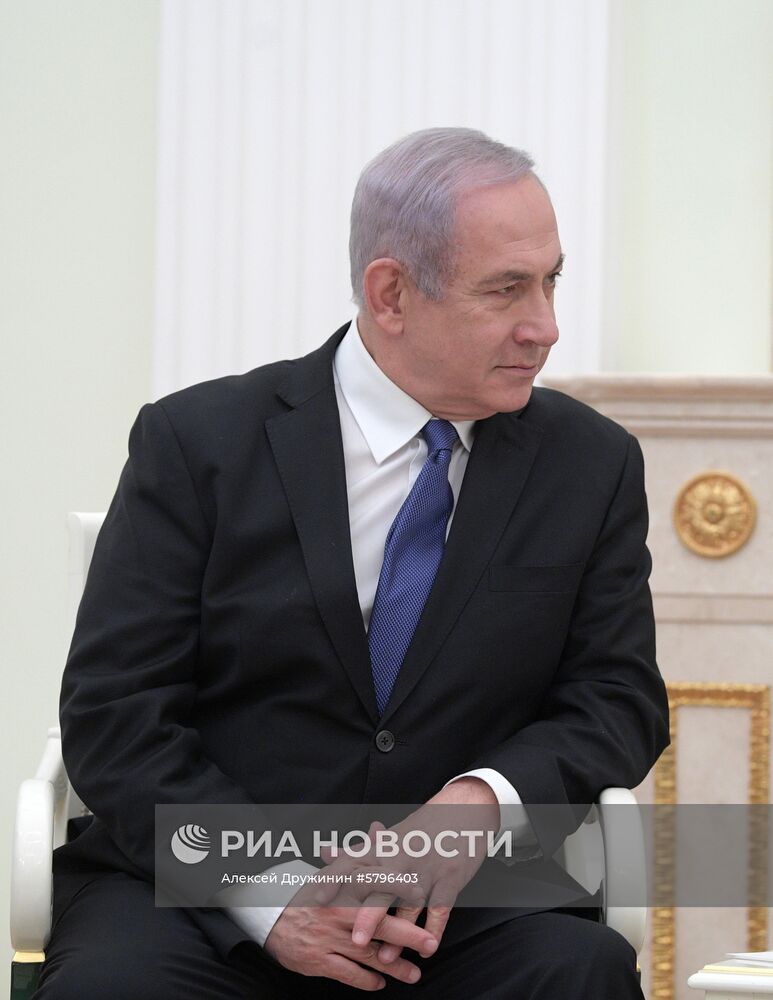 Президент РФ В. Путин встретился с премьер-министром Израиля Б. Нетаньяху