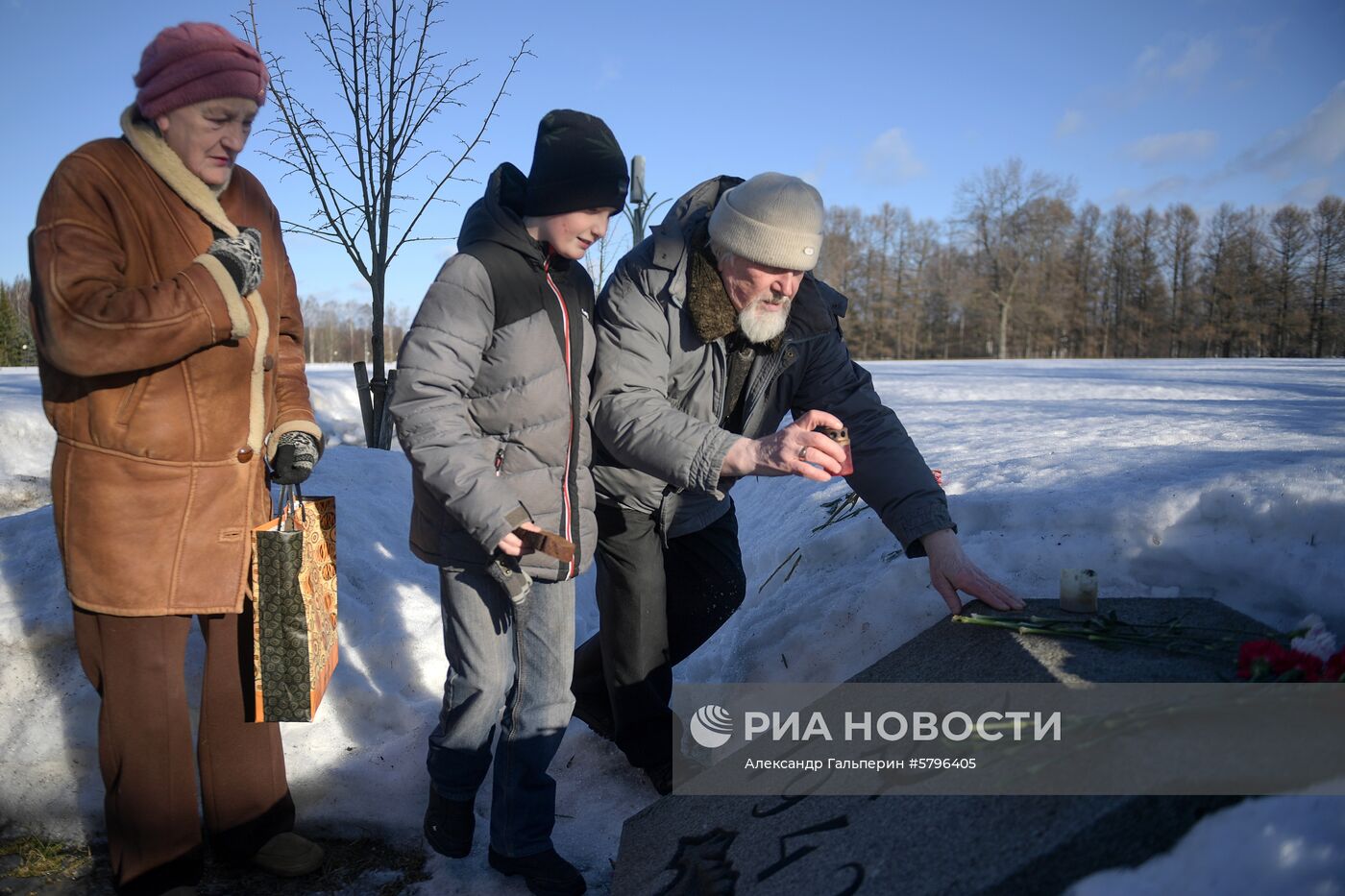 Житель блокадного Ленинграда В. Галактионов