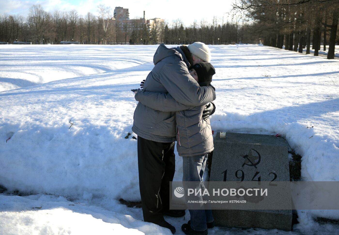 Житель блокадного Ленинграда В. Галактионов