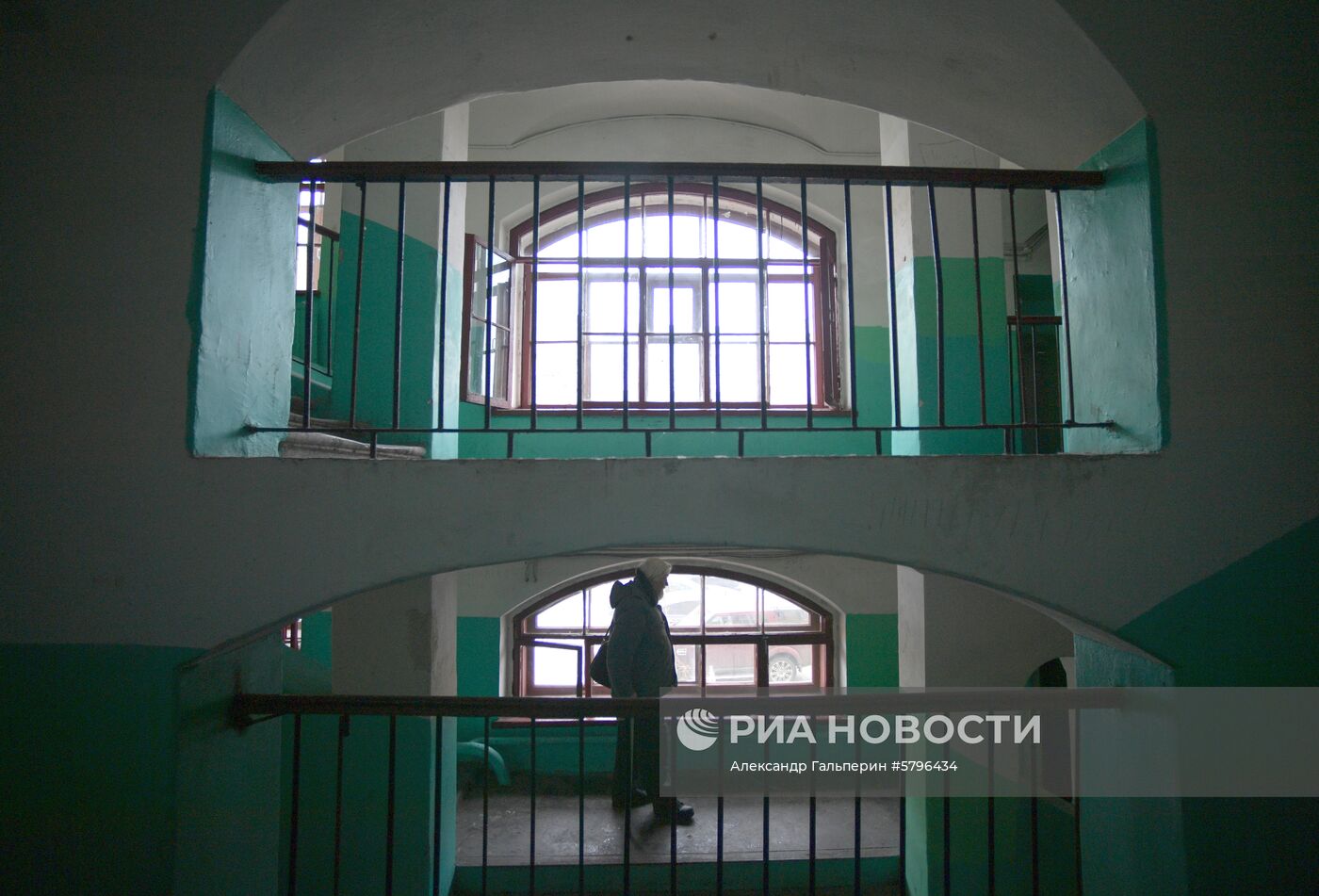 Житель блокадного Ленинграда В. Галактионов