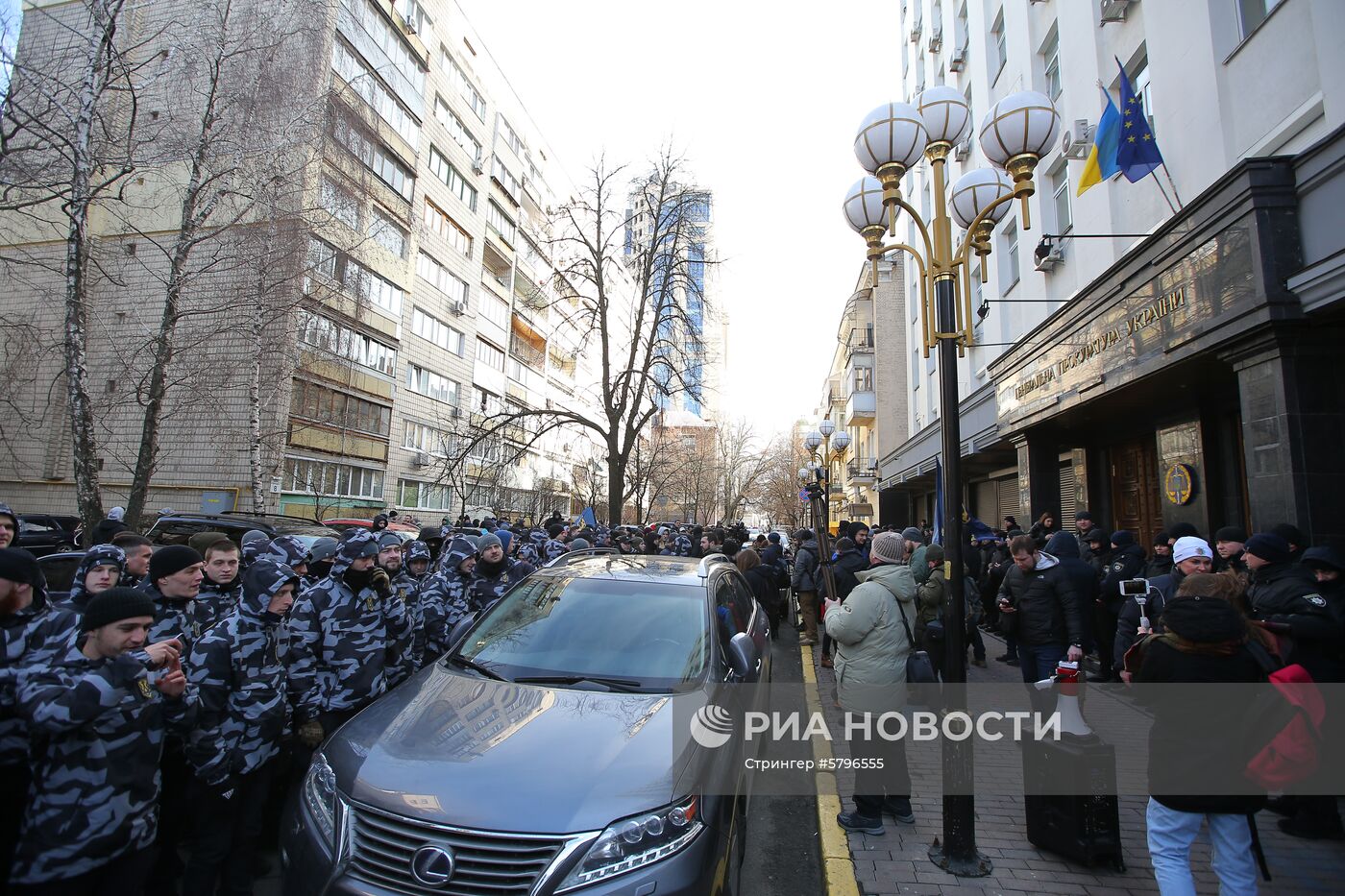 Акции в Киеве против коррупции в оборонной промышленности