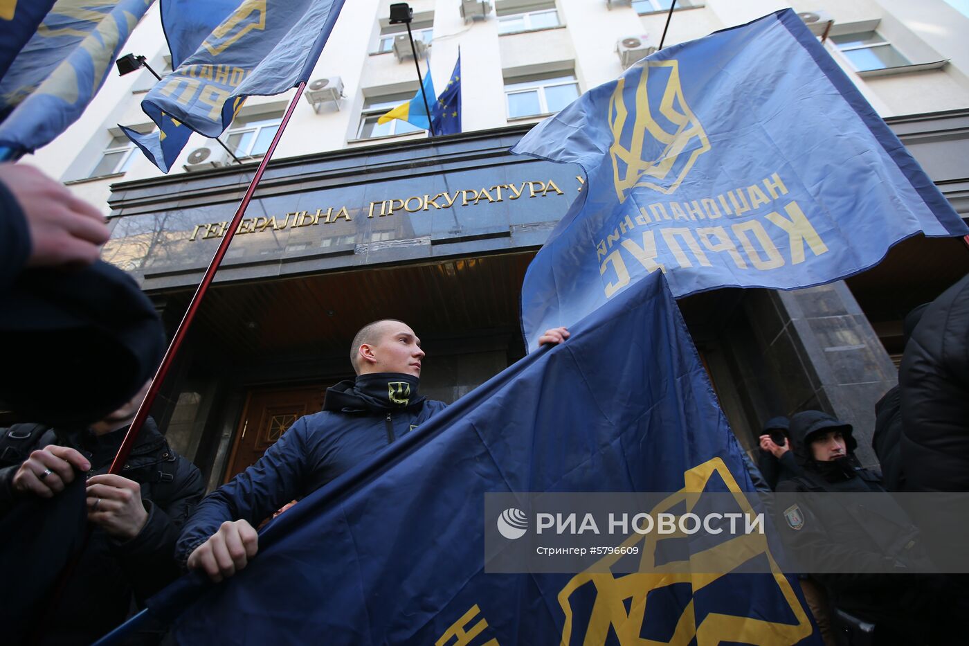 Акции в Киеве против коррупции в оборонной промышленности