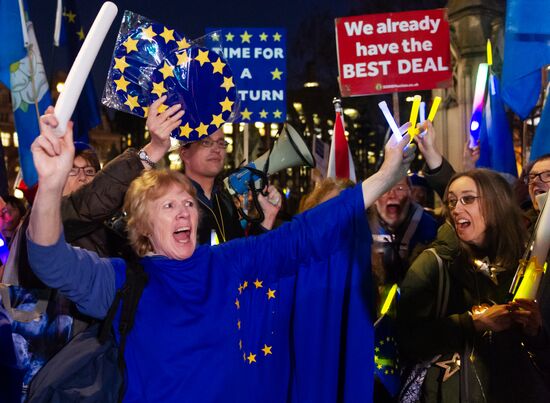 Акция против Brexit в Лондоне