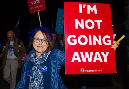 Акция против Brexit в Лондоне