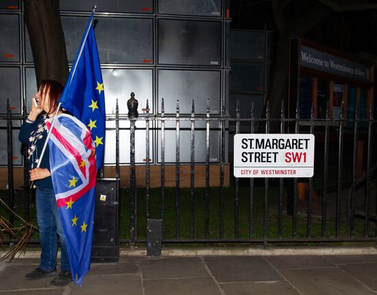 Акция против Brexit в Лондоне