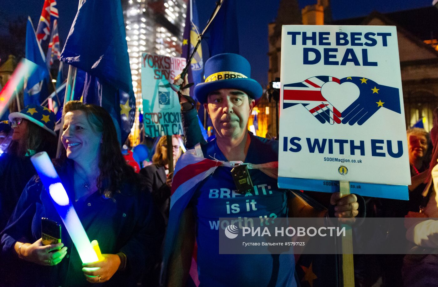 Акция против Brexit в Лондоне