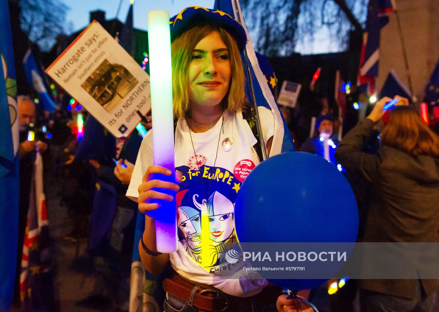 Акция против Brexit в Лондоне