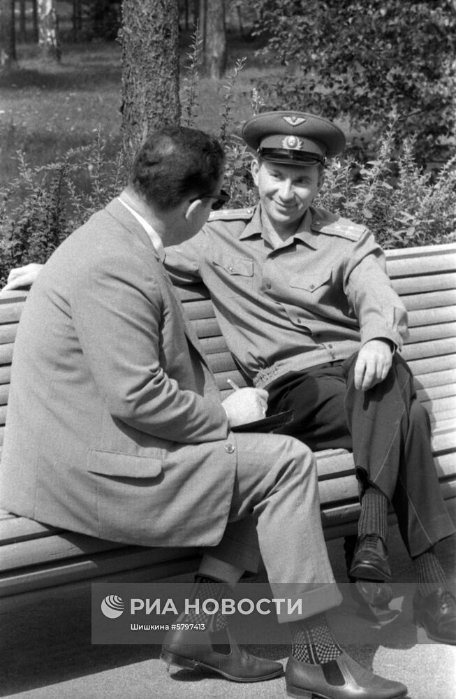 Советский космонавт Павел Беляев