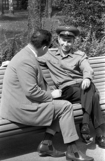 Советский космонавт Павел Беляев