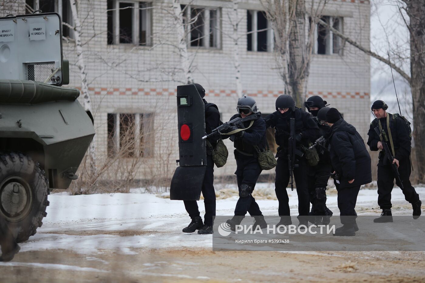 Учения Росгвардии в Волгоградской области