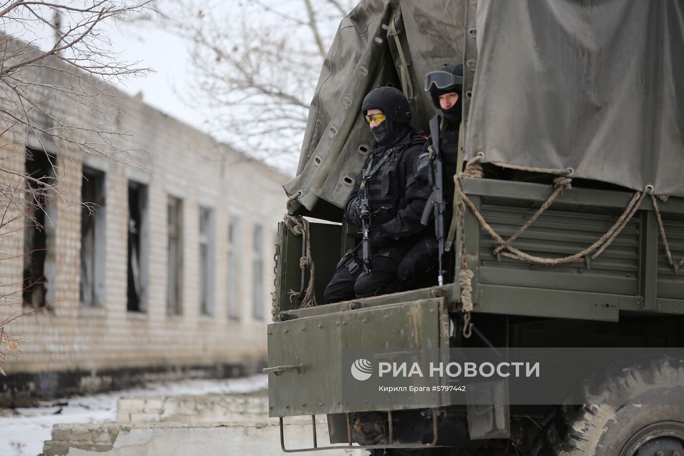 Учения Росгвардии в Волгоградской области