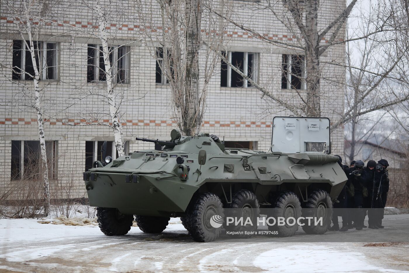 Учения Росгвардии в Волгоградской области