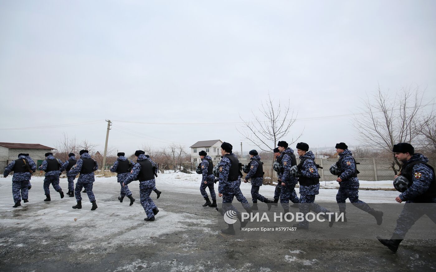 Учения Росгвардии в Волгоградской области