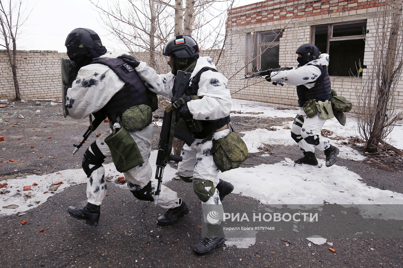 Учения Росгвардии в Волгоградской области