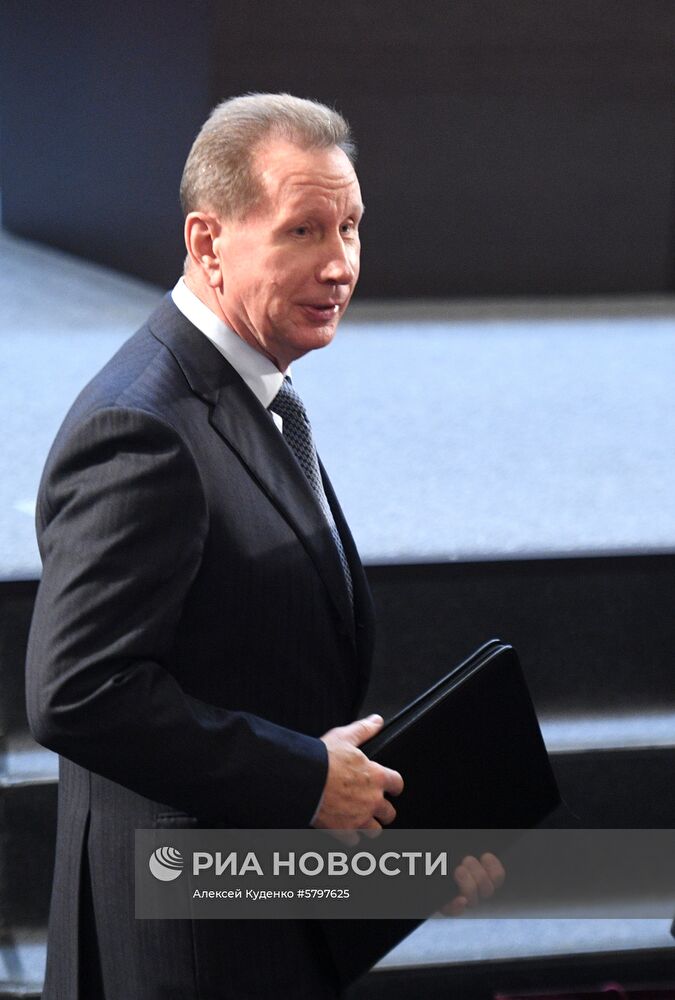 Президент РФ В. Путин принял участие в заседании коллегии МВД РФ