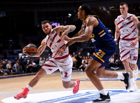 Баскетбол. Евролига. Матч "Химки" - "АХ Олимпия"