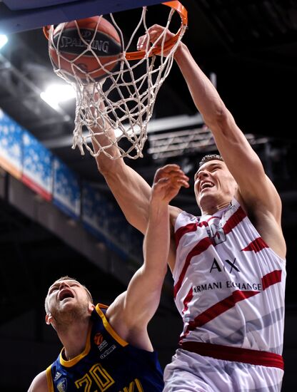 Баскетбол. Евролига. Матч "Химки" - "АХ Олимпия"