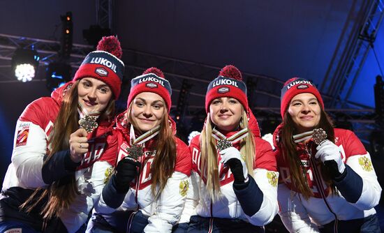 Лыжные гонки. Чемпионат мира. Церемония награждения