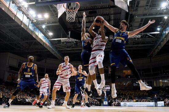 Баскетбол. Евролига. Матч "Химки" - "АХ Олимпия"