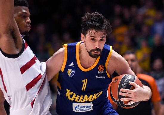 Баскетбол. Евролига. Матч "Химки" - "АХ Олимпия"