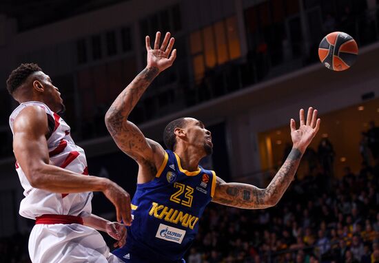 Баскетбол. Евролига. Матч "Химки" - "АХ Олимпия"