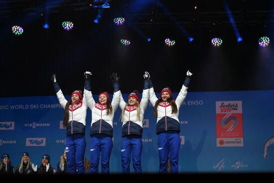 Лыжные гонки. Чемпионат мира. Церемония награждения