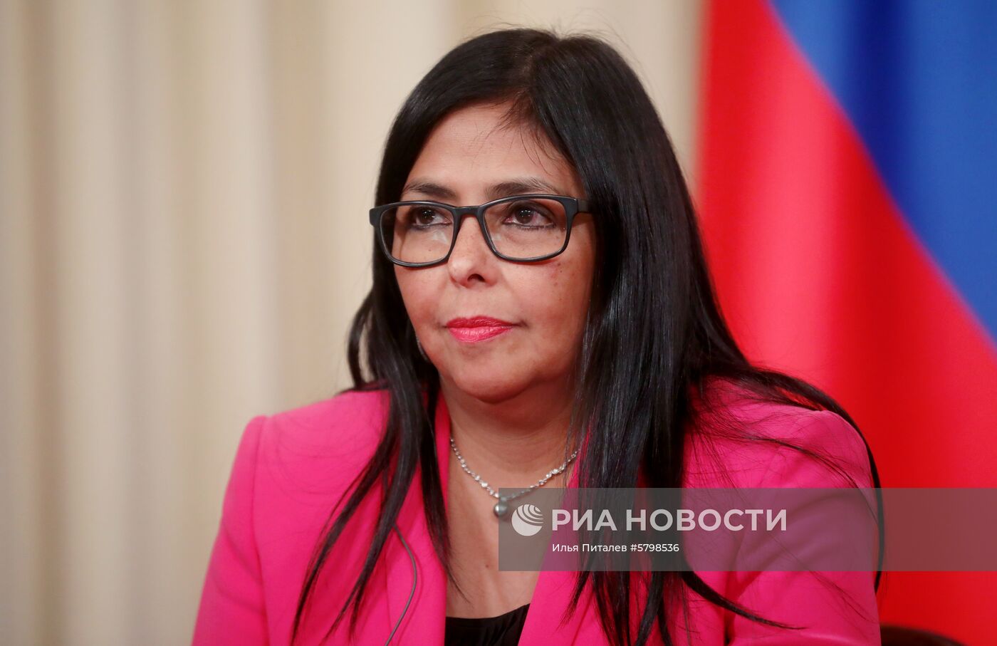 Встреча главы МИД РФ С. Лаврова с вице-президентом Венесуэлы Д. Родригес