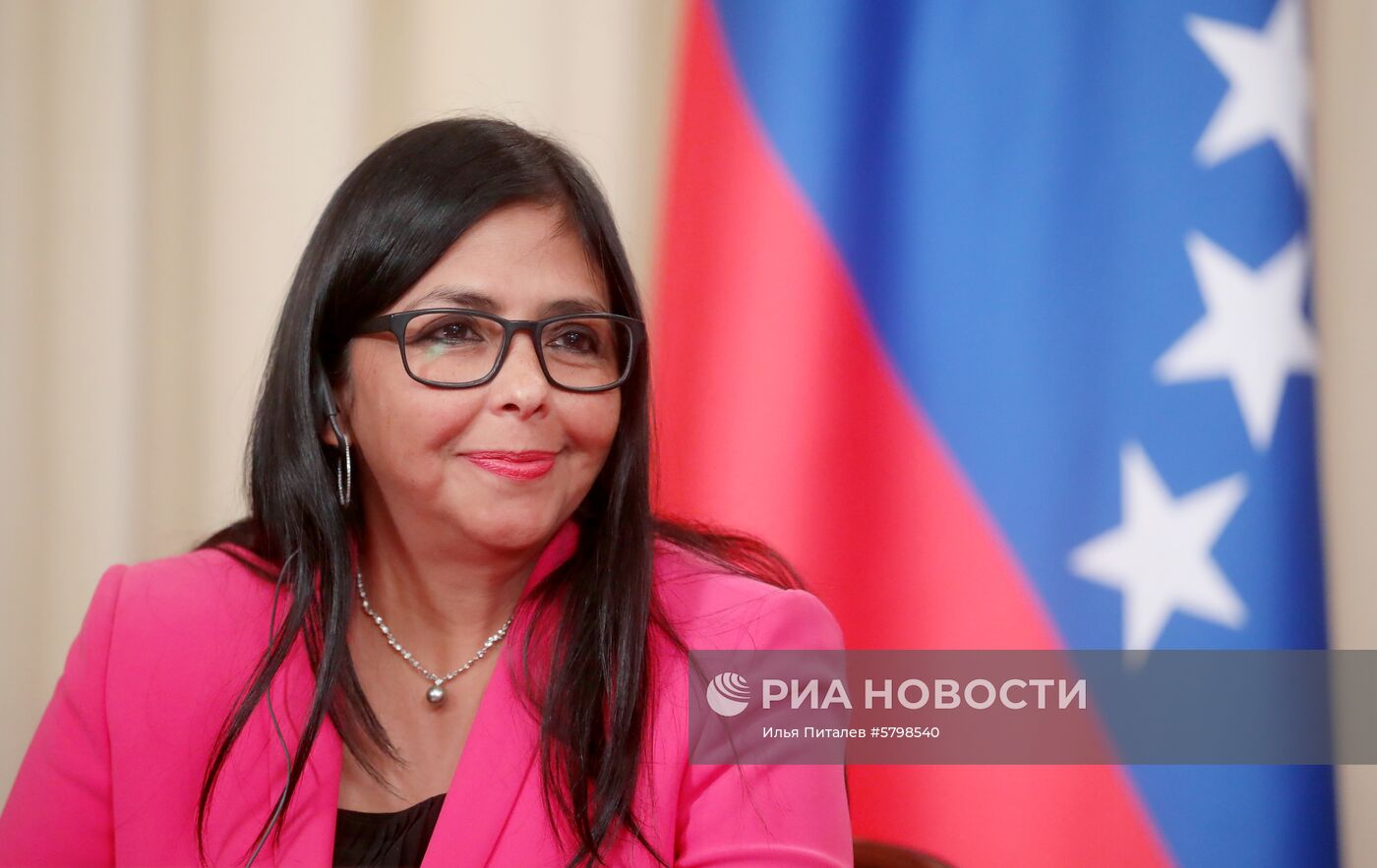 Встреча главы МИД РФ  С. Лаврова с вице-президентом Венесуэлы Д. Родригес