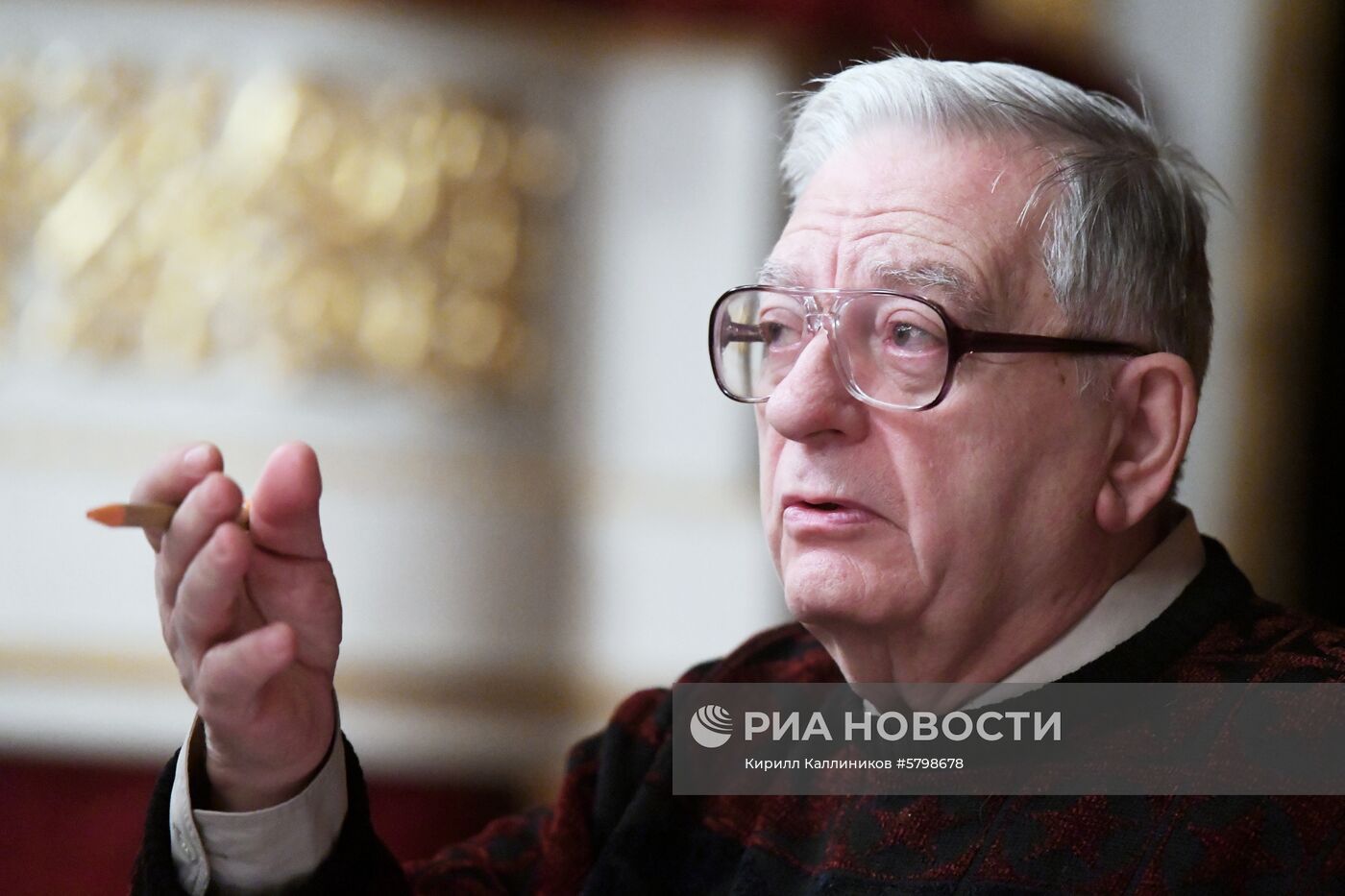 Репетиция спектакля "Перед заходом солнца" в Малом театре