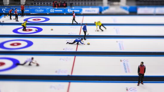 Универсиада. Керлинг. Тренировки